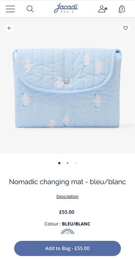 baby changing mat BNWT