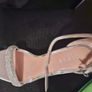 silver diamante lipsy high heels Image 3