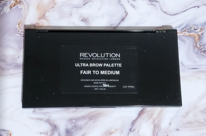 Revolution Ultra Brow Palette - Fair to Medium - New