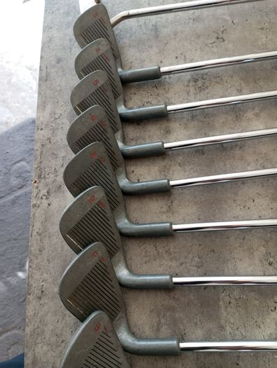 Women's L flex golf irons and putter.