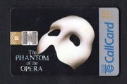 1998 Ireland 10 unit  Andrew Lloyd Webber's The Phantom of the Opera musical (Schlumberger SC7 chip) Call Card Used. Telecom Eireann Card Number 1223