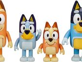Bingo, Bandit and Chilli 4 Figure pack Articulated Character Action Figures 2.5 inches Official Collectable Toy