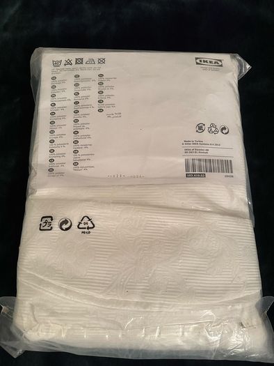 Curtains IKEA Blekviva White