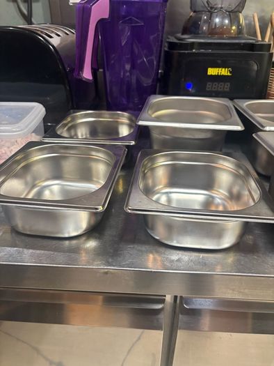 Stainless Steel Food Prep Containers & Lids