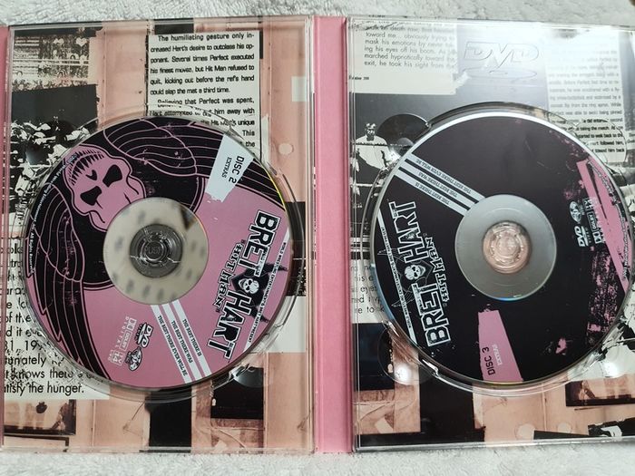 Bret Hart DVD Collectors Edition Region 1 DVD Set Like New WWE WWF