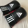 BARGAIN! Boxing Gloves 12oz Adidas Clima Cool Red & Black Performance Response Image 2