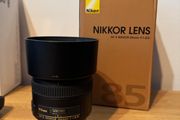Nikon Af-s Nikkor 85mm F/1.8g