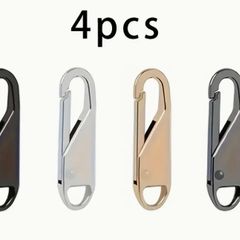 4pcs Zipper Pull Replacements Repair Luggage Bags Free viewing