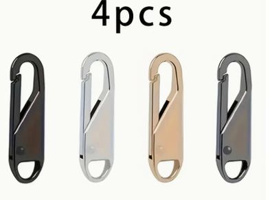 4pcs Zipper Pull Replacements Repair Luggage Bags Free viewing