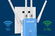 Wavlink AC1200 Dual Band (2.4GHz/5GHz) 3-IN-1 WIFI Router/Range Extender &amp; Signal Booster  - UK Plug (Brand New/Warranty)
