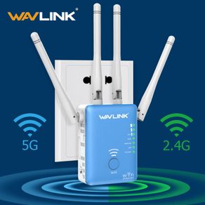 Wavlink AC1200 Dual Band (2.4GHz/5GHz) 3-IN-1 WIFI Router/Range Extender & Signal Booster  - UK Plug (Brand New/Warranty)