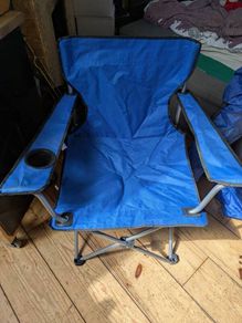 Two camping chairs