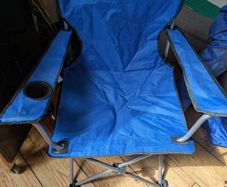 Two camping chairs
