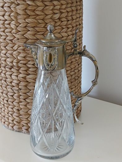 Antique  Crystal Claret Decanter/ Jug