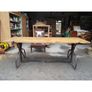 Oak Table with Salvaged Plough Base  KAS248 Image 6