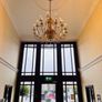 Entrance, Foyer, lobby, hotel brass Chandelier Image 2