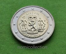 Lithuania 2019 year - ZEMAITIJA - Uncirculated 2 Euro coin.