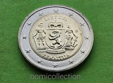 Lithuania 2019 year - ZEMAITIJA - Uncirculated 2 Euro coin.