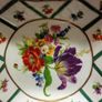 Vintage Paris Royal 'Green Garden' Square Plate and Demitasse Cup. Image 10