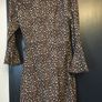 Ladies new leopard wrap dress Image 2