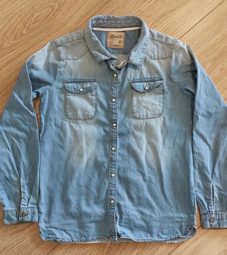 Three jeans jackets/shirts - size 8-11 years