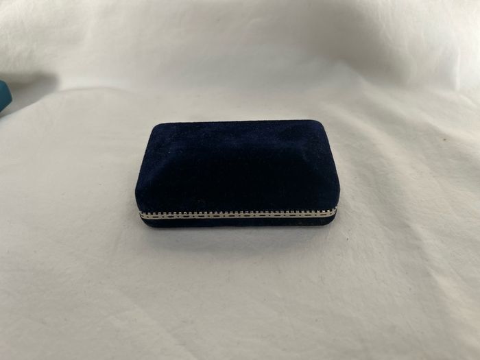 Vintage Japanese Misuzu Genuine Pearl SILVER Tie Clip Bar Boxed Toba Japan