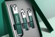 Portable Luxury Manicure Sets Pedicure Kits Bright Black Nail Clipper Set Personal Care Tools