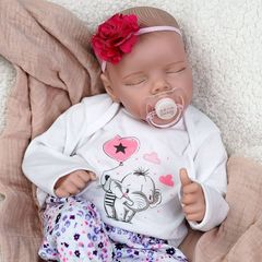 Reborn dolls - 17-Inch Handmade Realistic Baby Dolls Soft Cloth Body with Toy Accessories, Reborn Baby Dolls Like a Lifelike Baby
