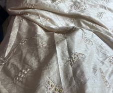 6 and 3/4 yards of beautiful silk fabric