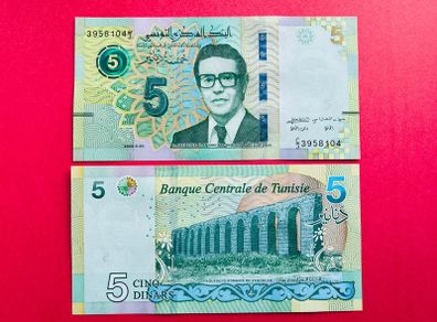 Tunisia. 5 Dinars 2022  Pick 98. ( Uncirculated )
