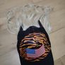 USA  Hat with Attached Blonde Hair Exotic Wig Image 2