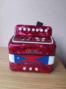 Vintage Toy Accordion Squeezebox
