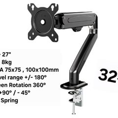 TV Monitor Desk Mount Bracket Tilt Swivel 13-27"