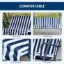 Steel 3-Seater Swing Chair w/ Adjustable Canopy Blue (FREE SHIPPING) Image 3