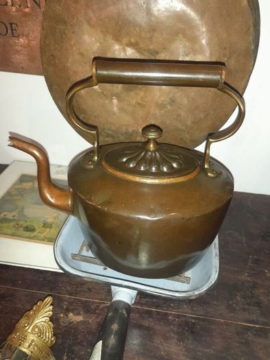Antique Copper Kettle