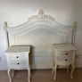 french style wooden headboard Image 4
