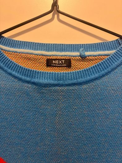 Next Boys Blue Dinosaur Scene Knitted Jumper (Age 5-6 Years)D