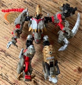 Transformer Power Core Combiners Grimstone with Dinobots