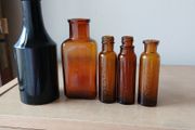 Lot Of 5 Vintage Bottles