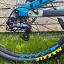 CUBE HANZZ DH MTB 18" with Bell full face helmet and gloves Image 3