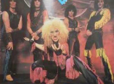 TWISTED SISTER Under the blade original 1982 debut vinyl record in vg condition