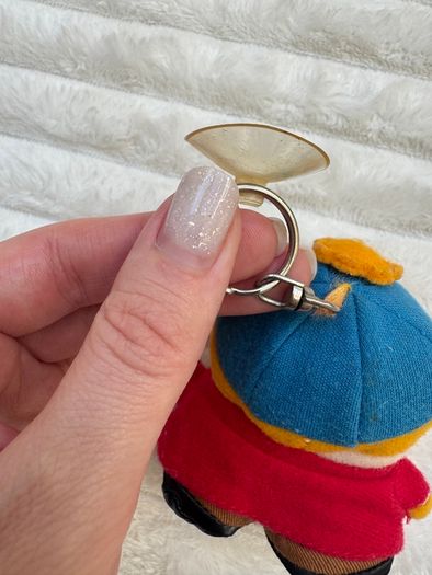 South Park 2000 Eric Cartman plush key keychain for car/window approx. 10 cm. Used Please see photos