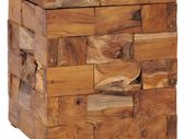 Storage Stool Solid Teak Wood