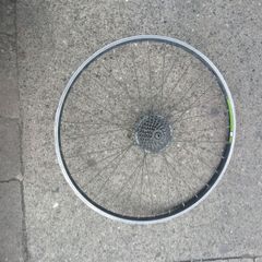 27,5 inch rear wheel with 8 cassette,  good condition.