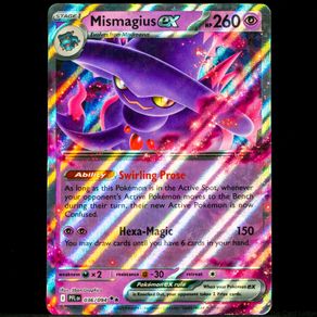 Mismagius EX 036/094 Double Rare Holo Phantasmal Flames Mega Evolution Pokemon Card