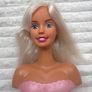 Barbie 1999 Blonde Hair Blue Eyes Doll Styling Head Mattel approx. 20 cm. Used Please see photos Image 3