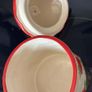 Vintage Ceramic Porcelain Strawberry Sugar Bowl Image 2