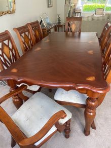 Dining room table and chairs