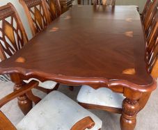 Dining room table and chairs
