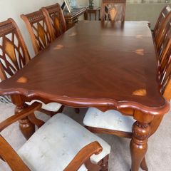 Dining room table and chairs